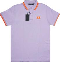 Outlet Camiseta Polo Psycho Bunny B6K925 Masculina - Lavander