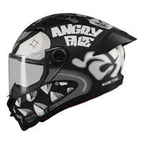 Capacete Axxis Fenix Angry Face B2 - Fechado - Tamanho L - Matt