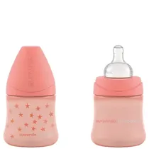 Suavinex Nursery s Pack Bib 150 Basic FL s The Basics 2UD Polipropileno +0M Rosa