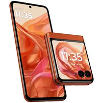 Smartphone Motorola Razr 50 XT2453-1 NFC Nano + Esim de 256GB/8GB Ram de 6.9" 50+13/32MP - Spritz Orange (CX Slim)