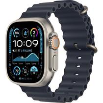 Apple Watch Ultra 2 (GPS + Cellular Caixa de Titanio Em Prata e Correia Esportiva Em Cor Preto Ocean 49 MM MYT03LW/A