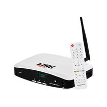 Receptor Fta Azamerica King GX Pro 4K Ultra HD Wifi - Branco/Preto