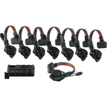 Sistema de Fones de Ouvido Hollyland Solidcom C1 PRO-8S - Preto 8 Unidades