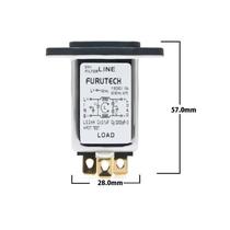 Furutech Conector AC-1501(G) Iec Inlet Emi Filter