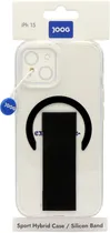 Case Joog para iPhone 15 Sport Hybrid/Silicon Band Clear