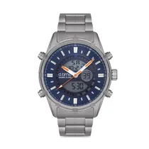 Relógio Digital Masculino Daniel Klein D:Time DK.1.12634-4 - Cinza/Azul
