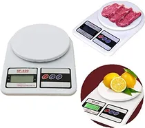 Balança de Cozinha Digital Alta Precisão Compacta Fitness Dieta Alimentos 10 KG