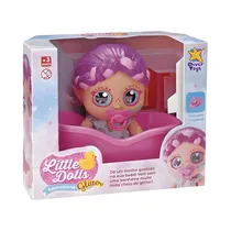 Muñeca Divertoys Little Dolls Glitter Bañera 8231