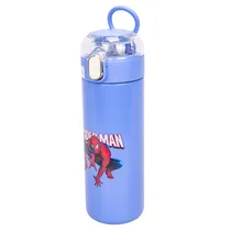 Garrafa Térmica com Bico e Design Spider-Man 380ML - Celeste