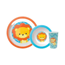 Kit de Platos + Vaso Leon Buba 10734