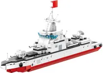 Blocos de Construção Military Type 055 Destroyer Wange - 3522 (364 Peças)