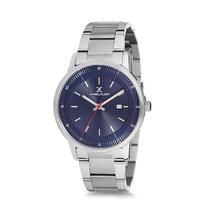 Relogio Analogico Masculino Daniel Klein Premium DK12114-2 - Prata e Azul