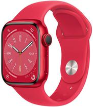 Apple Watch S8 (GPS+Cellular) Caixa Aluminio Red 41MM Pulseira Esportiva A2772