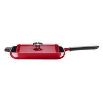 Frigideira Kitchenaid KCI10GPER com Prensa para Panini - Vermelho