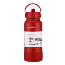 Garrafa Termica Terrano B0402009010 Con Pico de 950ML - Vermelho