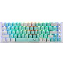 Teclado Gamer Redragon Castor K631RGW Pro RGB Backlighting Bluetooth - Branco/Verde