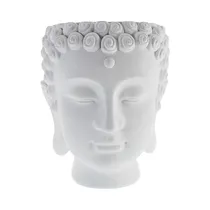 Figura Decorativa de Buda Concepts 445-799322 24 CM Blanco