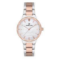 Relogio Analogico Feminino Daniel Klein DK.1.12702-3 Premium Ladies / Pulseira de Aco Inoxidavel - Prata/Rose Gold