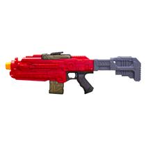 Pistola de Agua Electric Water Gun 644520 / Bateria Recarregavel e Acessorios - Vermelho