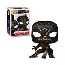 Muneco Funko Pop Spider-Man Black Gold Suit 911