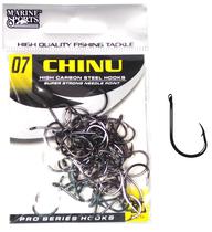 Anzol Marine Sports Chinu Black Nickel 07 com 50 PCS