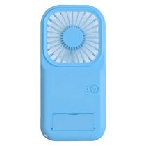 Ventilador Portatil Luo LU-F2203 com Suporte para Celular/USB/1450MAH - Azul