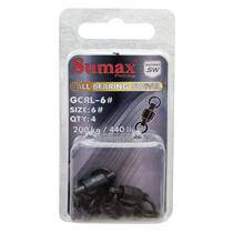 Sumax Pesca Accesorios Girador GCRL-6# C/4PCS Acero Inoxidable GCRL-6 s/C