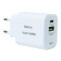 Carregador Fox Box Mega PD65W Corrente Adaptativa - Branco