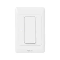 Interruptor Inteligente 4LIFE Smart Light Switch com 1 Tecla (FL811-1) - Branco - Tuya Smart Life, Amazon Alexa e Google Assistant 100-240V - 50/60HZ