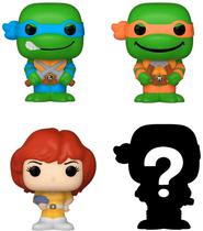 Bonecos Turtles - Funko Bitty Pop! Misterio Pop Adentro 4 Pack