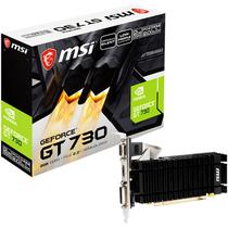 Placa de Video MSI Geforce GT730 N730K-2GD3H/ LPV1 com 2GB DDR3/ Boost 902MHZ/ HDMI/ DVI/ VGA