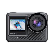 Camera de Video Akaso Brave 8 Lite Camera de Acao Esportiva / 4K / 2 Baterias / 2 Display / 20MP / 12MP / 1550MAH - Preto