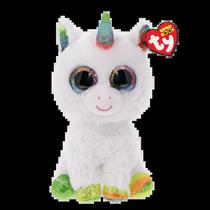 TY Peluches TY Beanie Boos Pixy Unicornio Blanco Regular Tela Poliester Anos 3+ Multicolor