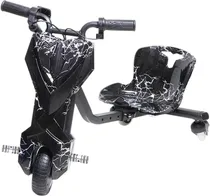Triciclo Elétrico Hye - TR01 Drift Car Black/White Lightning