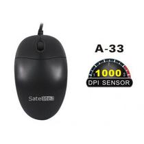 Mouse USB Satellite A33U Preto Opt 3BOTOES