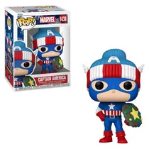 Funko Pop Marvel Holiday Capatain America 1438