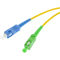 Cabo de Conexão de Fibra Óptica Patch Cord LC-Upc para SC-Apc Monomodo 3 MM - 5 Metros