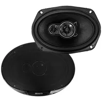 Alto Falante 6X9" Aiwa AW-6944 3 Vias 300 Watts RMS - Preto