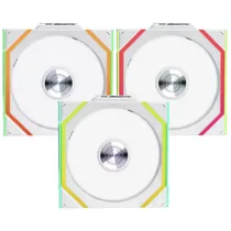 Cooler para Gabinete Lian Li Uni Fan SL Wireless 120 12X12 Argb Branco - Kit com 3 (12SL1W3W)
