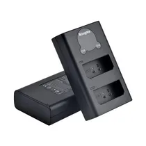 Carregador de Bateria Kingma LP-E10 LCD USB Duplo