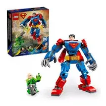 Lego Bloques Armadura Robótica de Superman VS Lex Luthor Detalles En El Producto 6+ Multicolor
