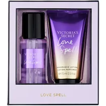 Kit Victoria's Secret Love Spell Colônia 75ML + Loção 75ML - Feminino