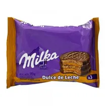 Alfajor Milka Triplo Recheado Doce de Leite 70G