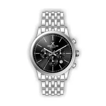 Relógio Analógico Masculino Daniel Klein Exclusive DK.1.12459-2 - Prata e Preto