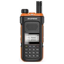 Walkie Talkie Radio Ie Baofeng BF-UV10L Amateur / 1.44" / 5W / 7.4V / 128 Canais - Preto/ Laranja