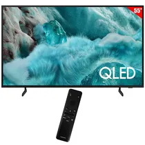 Smart TV Qled 55" Samsung Q7F QN55Q7FAAP 4K Ultra HD Tizen Wi-Fi/Bluetooth com Conversor Digital (Inglês/Espanhol)