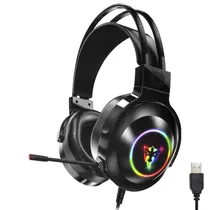 Headset Gamer Satellite AE-301 RGB / com Fio - Preto