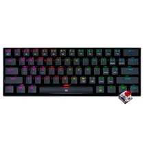 Teclado Redragon K630RGB Dragonborn Black Usa Red K630RGB-Red