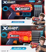Combo Lançador de Dardos X-Shot Fury + Kickback - ZUCOM50871