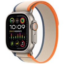 Apple Watch Ultra 2 49 MM/ M/ L MRF23BE A2986 GPS + Celular - Titanium/ Orange/ Beige Trail Loop (Anatel)